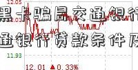 深圳环球黑卡骗局交通银行贷款额度多少（交通银行贷款条件及额度）