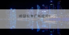 股票公司广弘控股8